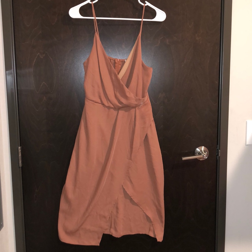 Nude pink dress